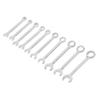 10PCS 72 Tooth Ratchet Wrench 15 Degree Open Double Head Combination Spanner Set 4‑11mm