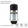 2Pcs Waterproof start button switch Car modification switch horn switch one-button start ignition switch