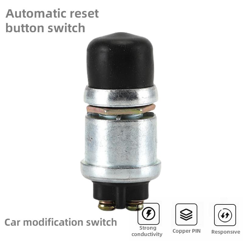 2Pcs Waterproof start button switch Car modification switch horn switch one-button start ignition switch