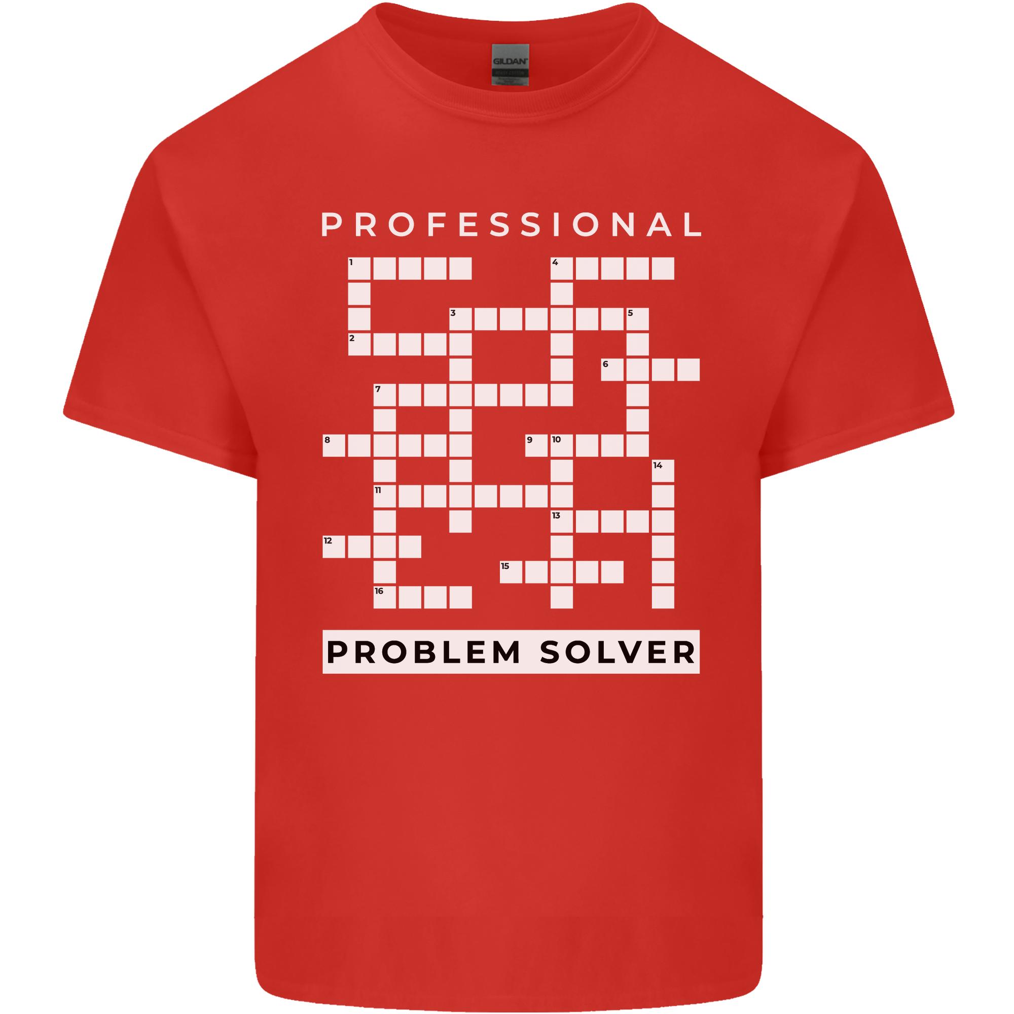 Professional Problem Solver Crossword Nerd Unisexs Light Cotton TShirt S