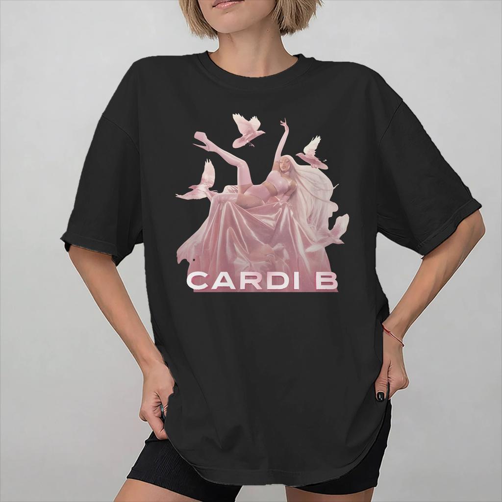 Unisex Women New Arrival Cardi B Tour Concerts Little Miss Drama 2026 Tour Tee T Shirt 100 Cotton Tshirts Clothing