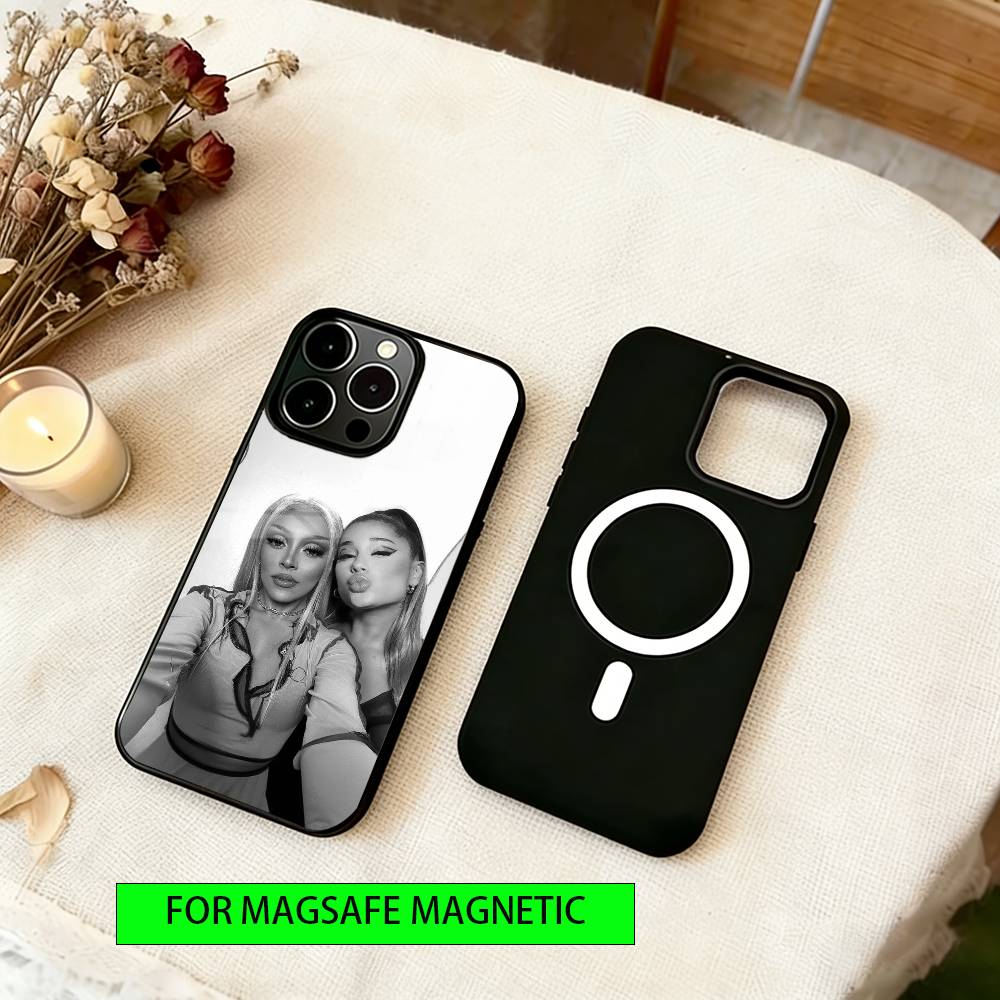 Doja Cat Singer Phone Case For iPhone17,16,15,14,13,12,11 Plus,Pro Magnetic For Magsafe Wireless Charging