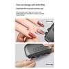 Electric Nail Clippers and Polisher Rechargeable Auto Nail Trimmer Polisher File Sander with LED Light Easy to Use