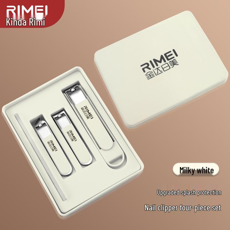 Набор кусачек для ногтей Jindari Me с защитой от брызг - Изогнутые инструменты для стрижки для девочек