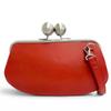 Pristine kawa-kawa Shoulder Bag Clasp-closure 3-way handbag/clutch bag Red  Used