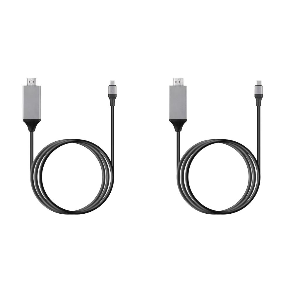 

ТВ-кабель HDTV, совместимый с USB C на HDMI, 4K для MacBook Pro/Air для iPad Pro 2020