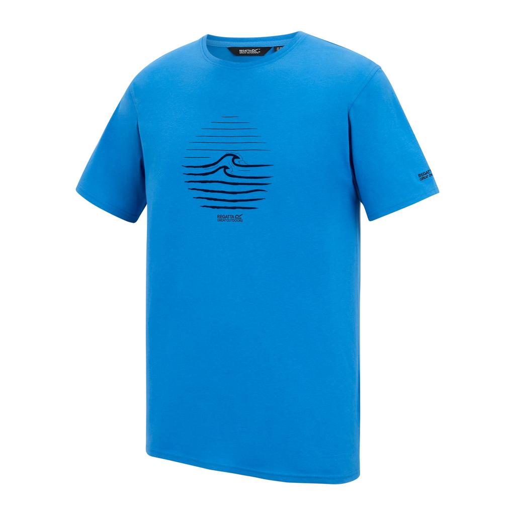 Regatta Mens Cline IX Wave T-Shirt