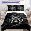 Leicester City Football Printed 3 Pieces Bedding Set, Comfortable Skin Friendly Bedroom Duvet Cover Set