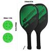 Pickleball Rackets Set Pickleball Paddle Set of 2 Rackets and 4 Pickleballs Balls Pickleball Racquet with Balls Sports Accessory