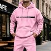 Men's Casual Hoodie with Large Pockets, Color Long Sleeve Sweatshirt