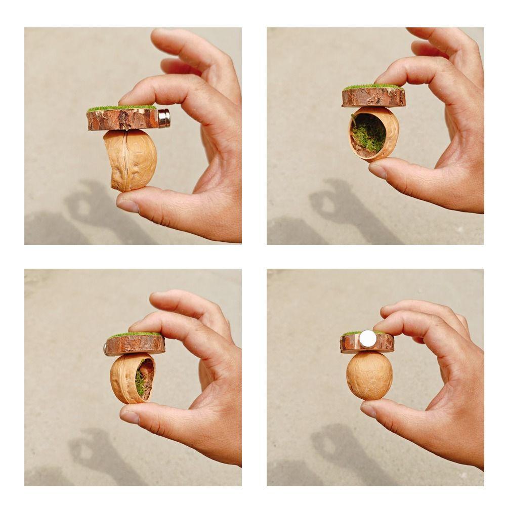 Mini Jumping Spider Shelter Handmade Magnetic Spider Habitat Spider Hide Cave  Tarantula House Cage