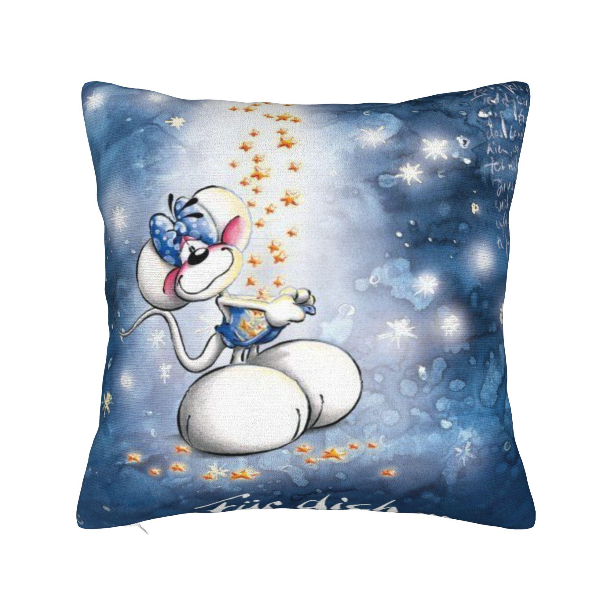 Diddl Diddlina Наволочка Мерч Печать Чехол для Подушки Декор Чехол для Подушки Дом Разные Размеры 12x12Inch