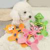 Bite Resistant Rope Knot Dog Toys Duck/Frog Shape Dog Flying Disc Toy  for Relieve Boredom