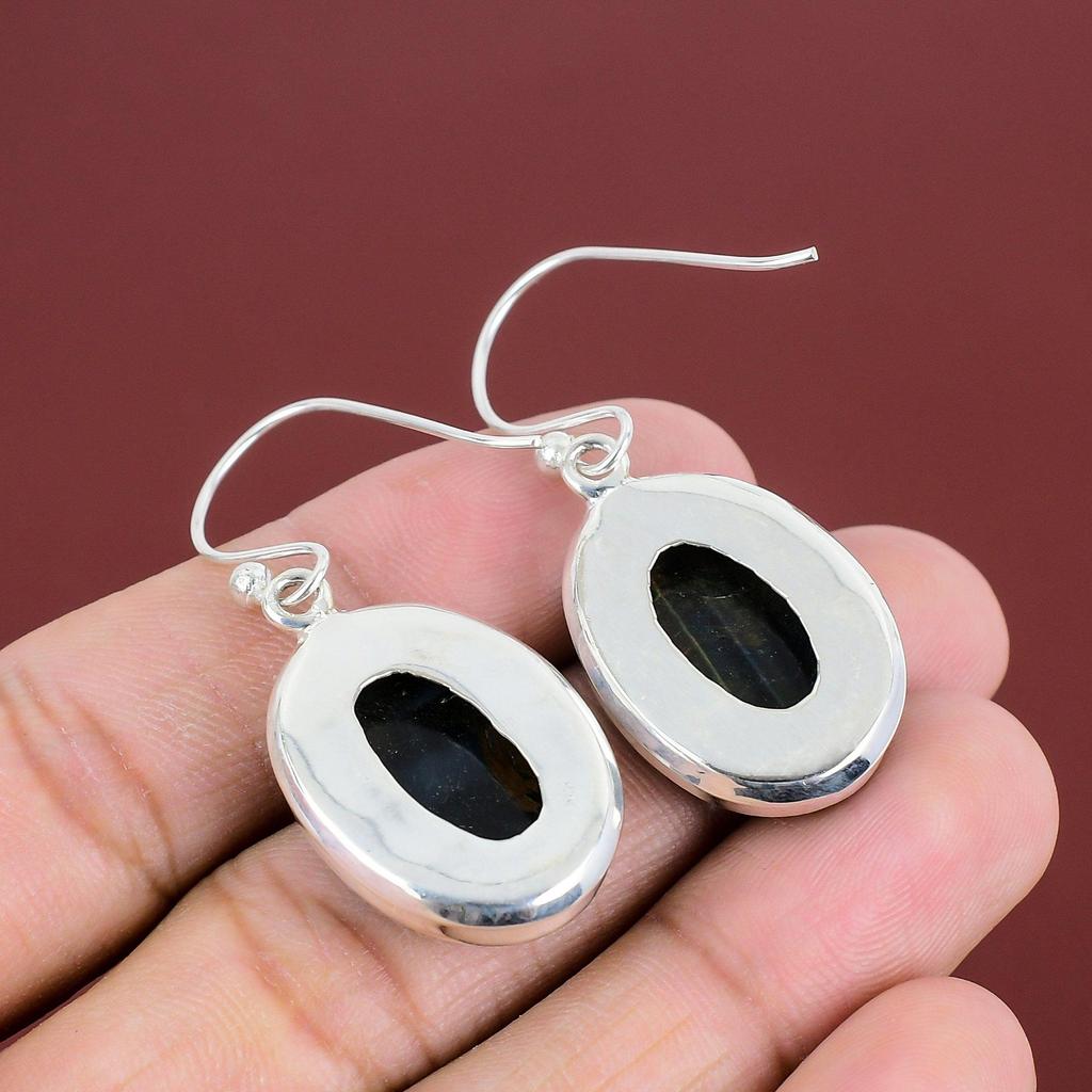 Pietersite Gemstone Earring Handmade Jewelry Unique Earring 925 Sterling Silver Earring Pietersite Jewelry Birthstone Earrings Gifts For Mom