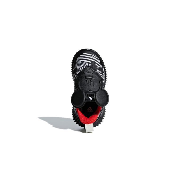 New Adidas Fortarun Mickey Ac I Breathable And Wear resistant Low Top Toddler Shoes Black White Infant And Toddler D96916