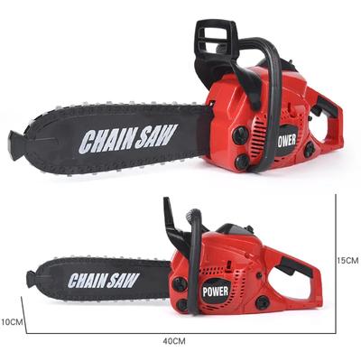 Non-Toxic Big Size Electronic Chainsaw Toys Rotating Chainsaw Realistic Sound Power Tool House Play Toys Repair Tools Toys For Kids Gifts