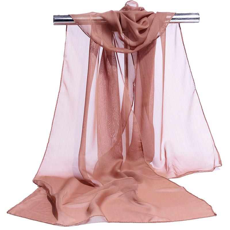 1Pc Solid Color Fashion Neck Protection Scarf Versatile Scarf Texture 160cm Shawl Long Scarf