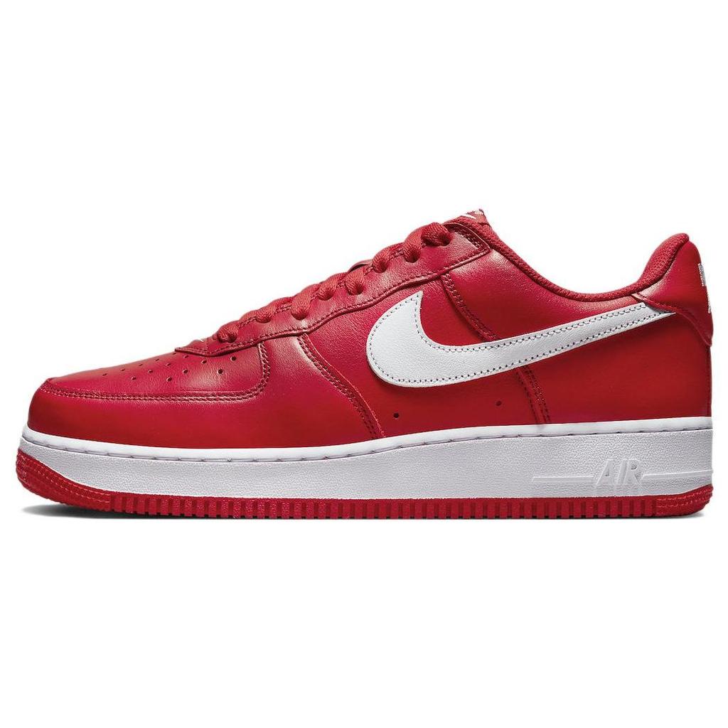 Nike Air Force 1 Low Color of the Month - University Red Unisex Sneakers White FD7039-600