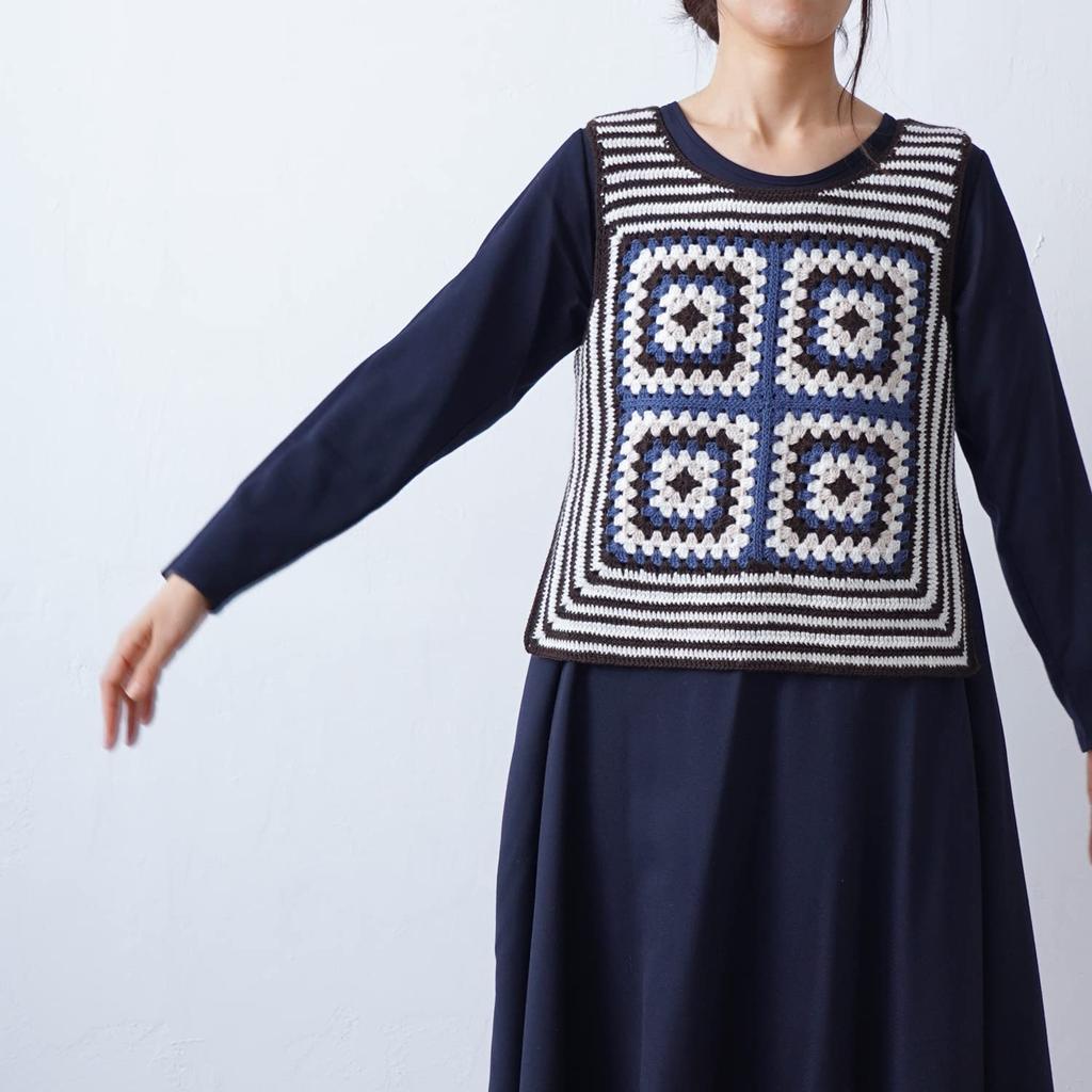 Harawoo Knitworm HUG Medium 5 30g Made in Organic Gray Yarn, Balls, (Approx. 92m), Japan, Wool,