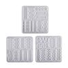 Silicone Hairpin Resin Molds, Hair Clip Clamps Models Hair Clips Silicone Resin Jewelry DIY Hand Making Hair Clip Mold