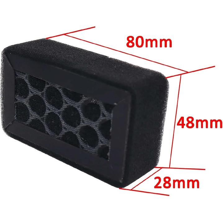 For Blurolls All-In-One HEPA 13 and Activated Carbon for combo Filter for bambu Lab X1C P1S 3d printer(2pcs)
