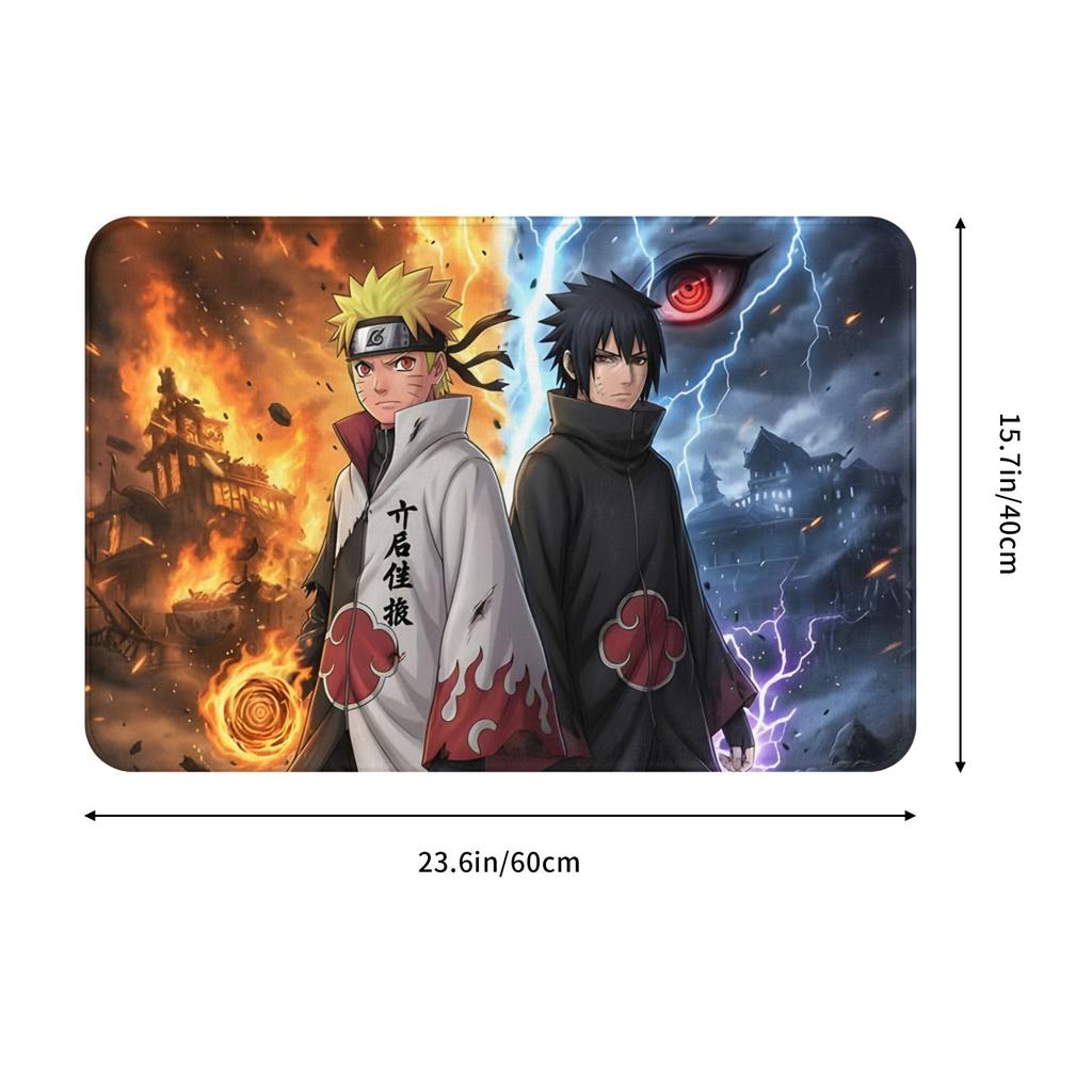 Anime Itachi Uchiha Narutos Doormat Non-Slip Bathroom Kitchen Mat Toilet Floor Door Entrance Carpet Rug