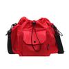 The New Korean Version of the Bucket Bag, Drawstring Nylon Cloth, Good for Large-capacity Commuting.