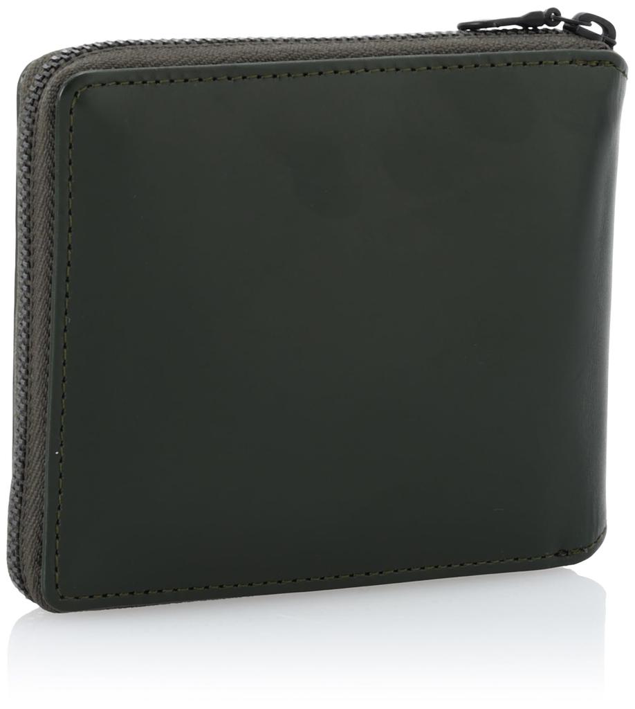 Muddy Jack Soup CALF Zipper Bifold Wallet for Men and Women, Small, Compact, Slim, Genuine Cowhide Leather, No. 76211 (Green)