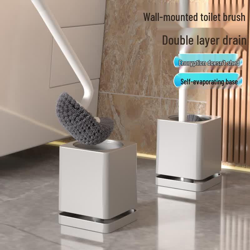 Wall-Mounted Toilet Cleaning Brush Set
