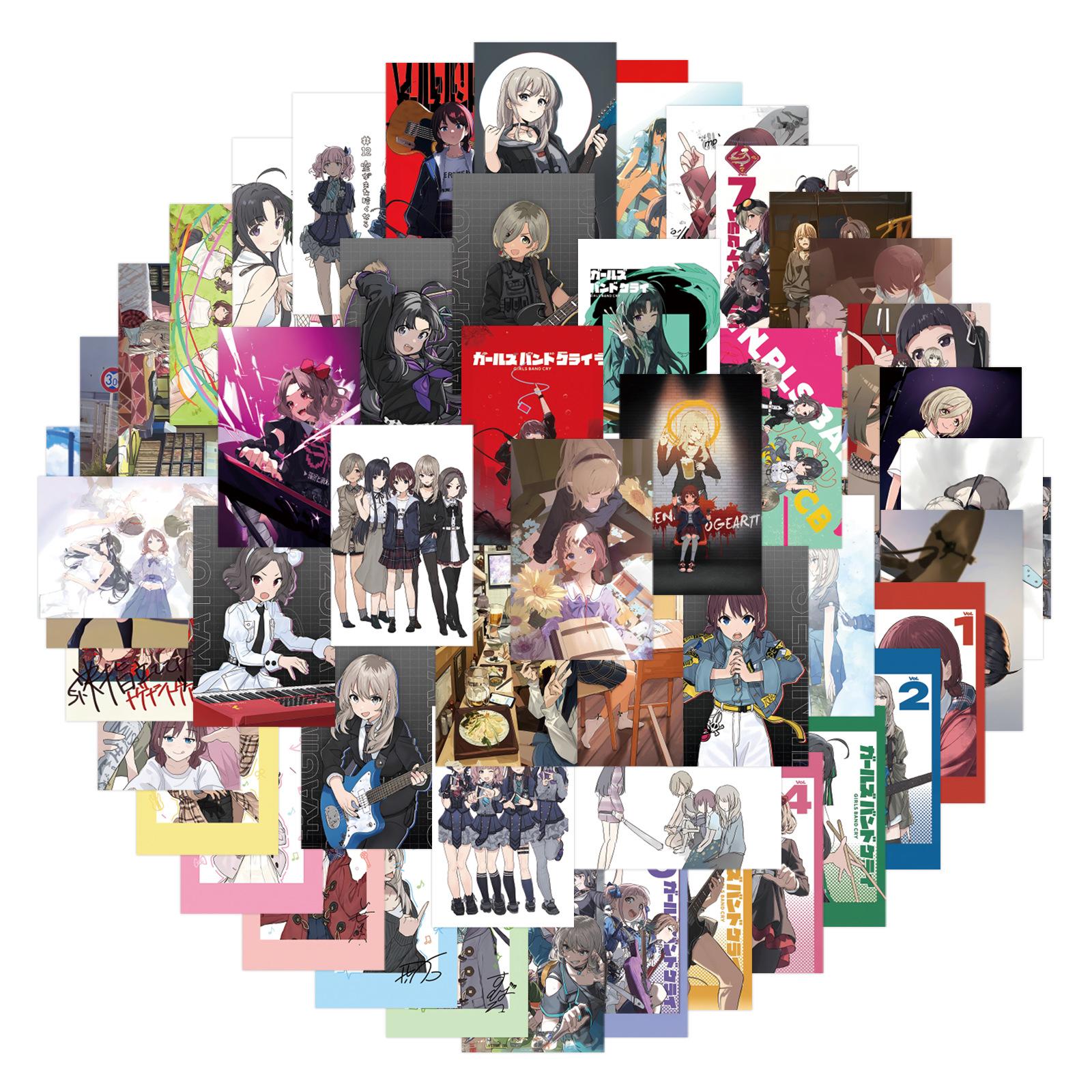 

80 новых стилей наклеек с граффити группы Crying Girl, декоративные наклейки для холодильника, мобильного телефона, скейтборда, для DIY