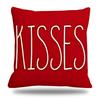 1pc French-Style Valentine's Day Decorative Throw Cover, Single-sided Printed Love-Themed Geometric Cushion Cases with Zip Closure, Polyester Covers