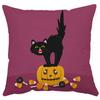 Halloween Pillowcase Cushion Case Home Decoration Short Plush Cushion Cover 18 18 Inches