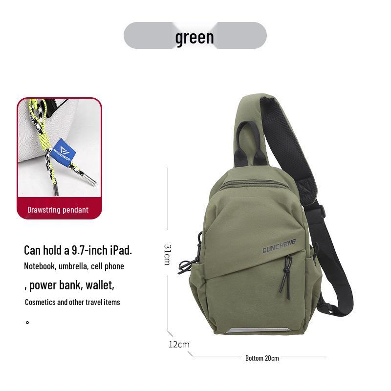 Unisex Lightweight Crossbody Chest Bag for Cycling, Hiking, and Sports