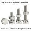 304 Stainless Steel Hex Bolt Set