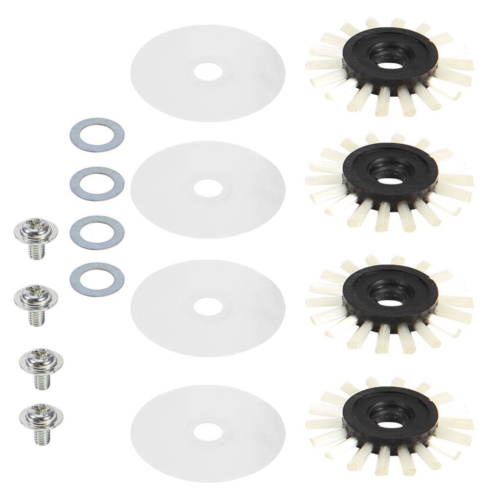 

16 шт. Круглая щетка, щетка, крышка, шайба, винт для вязальной машины Silver Reed SK280 SK840 SK580