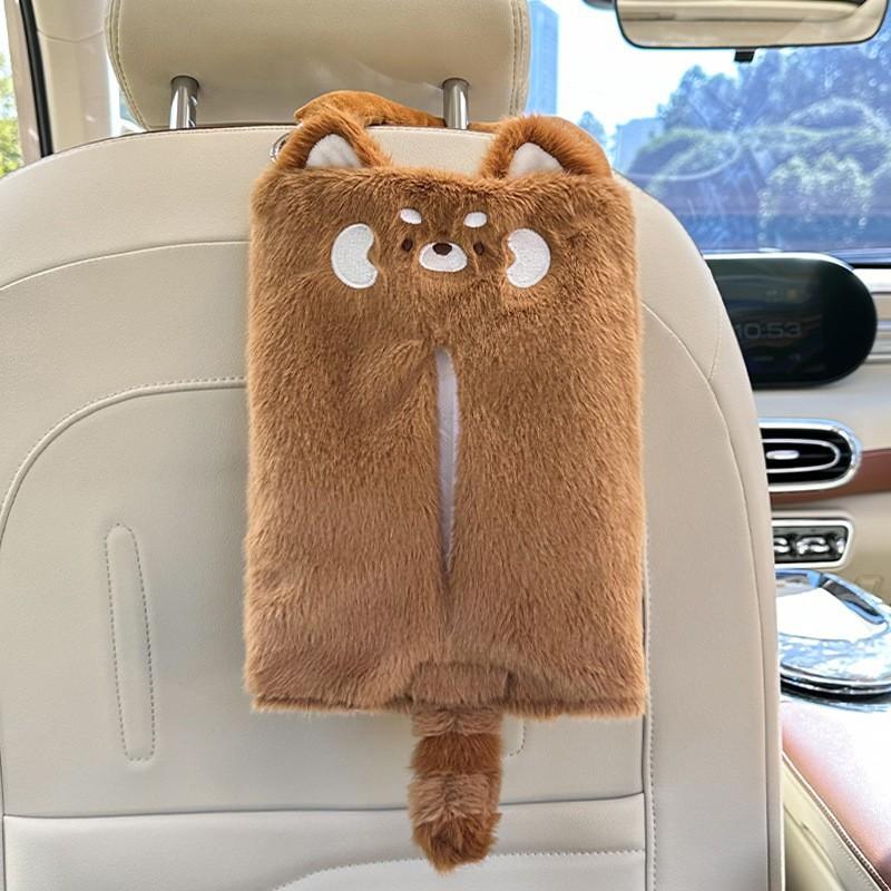Auto-Kopfstütze Taille niedliches Cartoon-Plüsch-Auto-Taillenkissen Herbst und Winter Plüsch-Auto-Dekorations-Nackenkissen