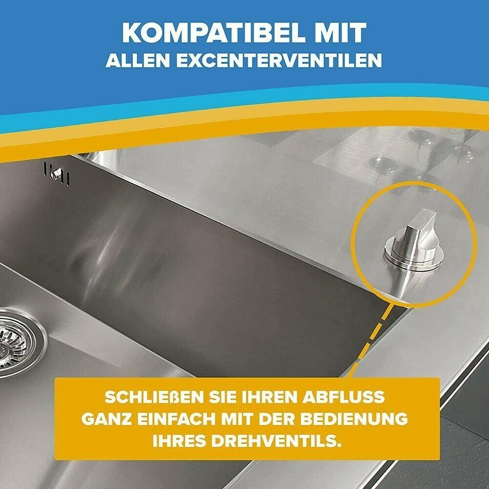 Hot New Sink Drain Waste Stainless Steel & Rubber Stylish Useful Kitchen