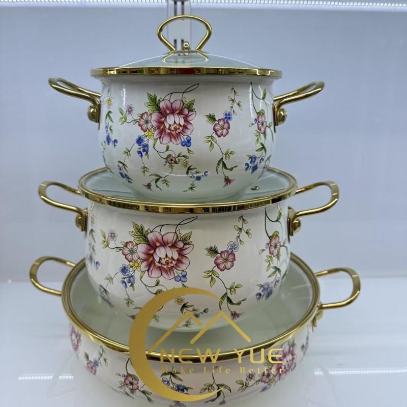 Emaljēts zupas katls 20cm 24cm 30cm