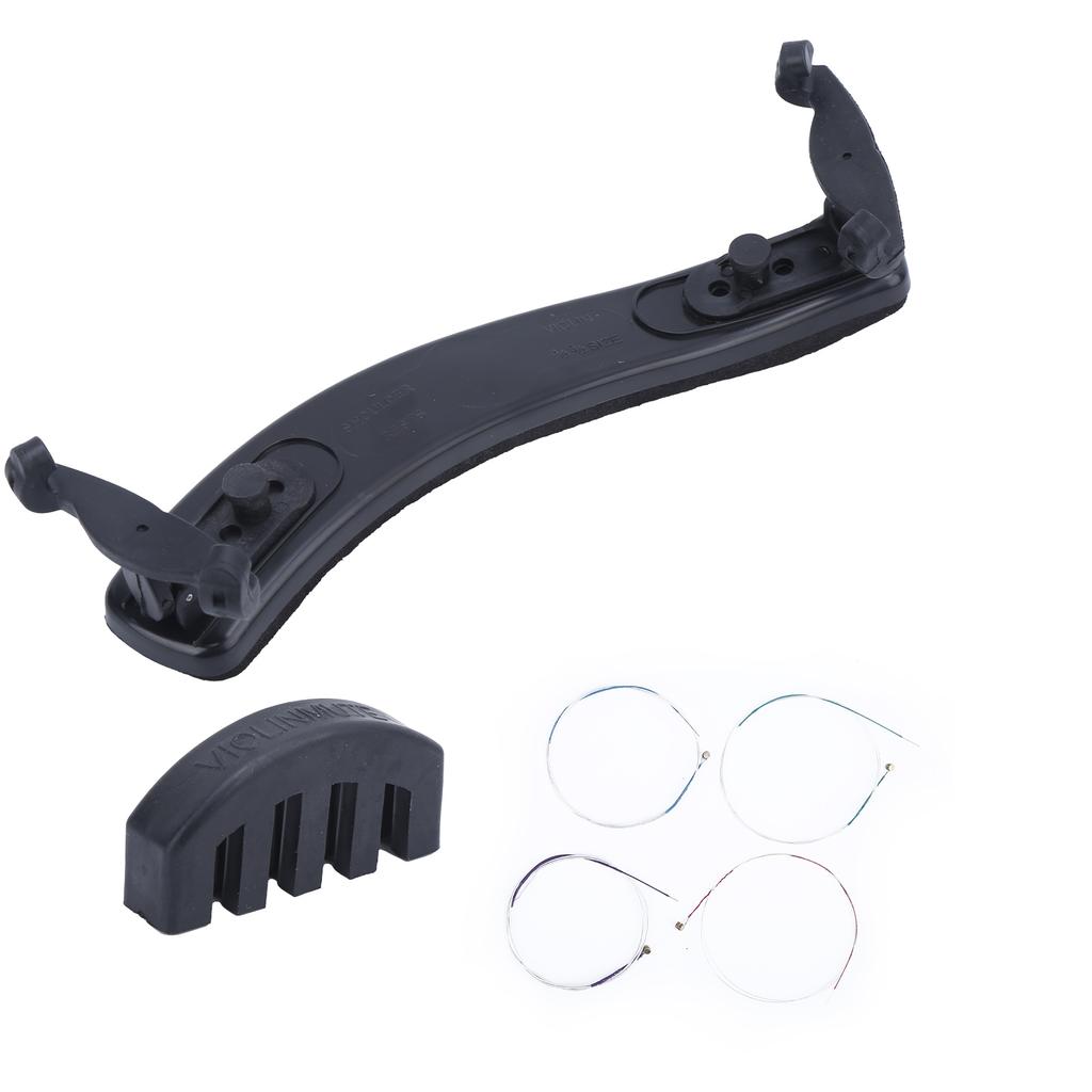 3 i 1 Fiolindeler Sett Skulderstøtte Demper Streng Musikkinstrument Tilbehør