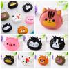 Solid Color Small Animal Wallet Mini Data Cable Storage Bag Cute Cartoon Silicone Coin Purse Gift