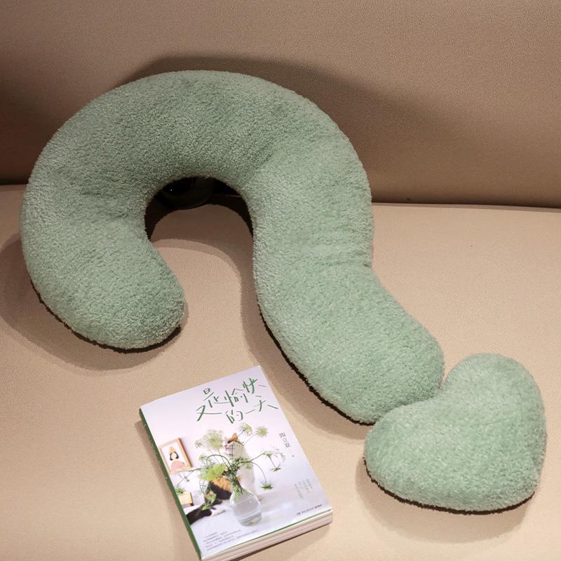 Oreiller de Soutien Cervical Peluche Point d'Interrogation Créatif 65cm Oreiller de Tête Coloré Rempli Oreiller de Sommeil Cadeau pour Petite Amie