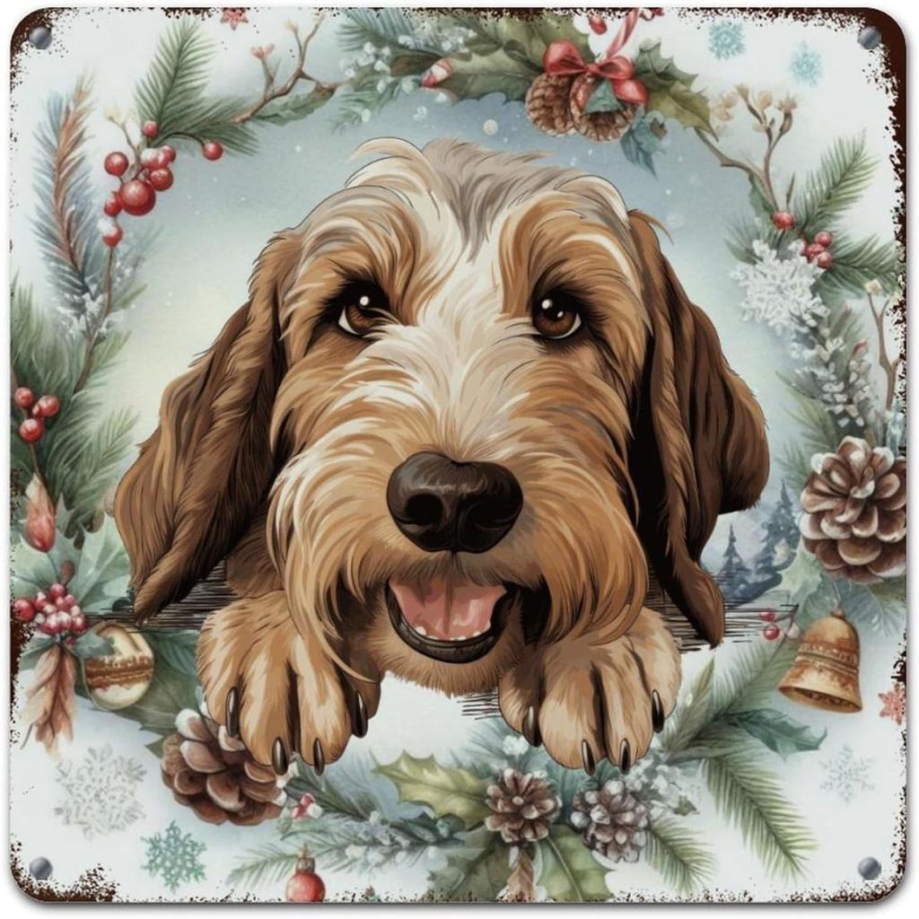 Christmas Metal Wall Art for Home Living Room Kitchen Decor
