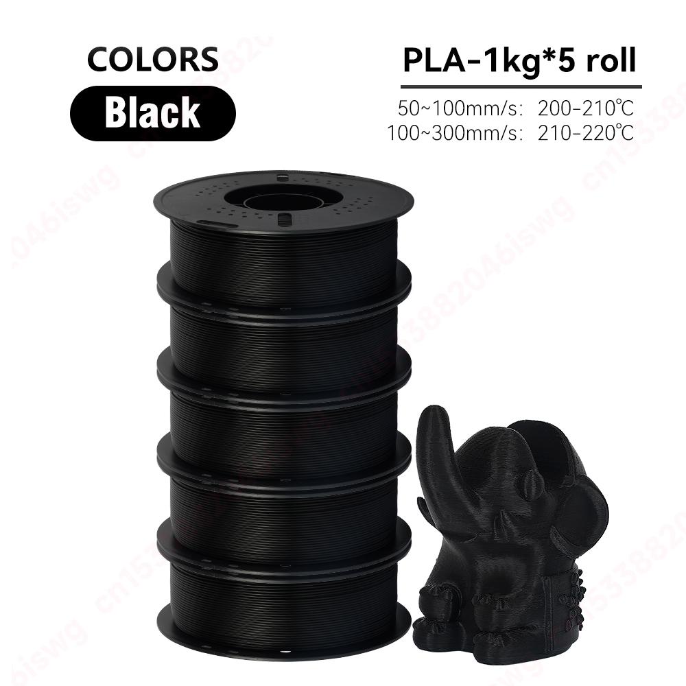 KingRoon 5KG 10KG PLA PETG Filament 1.75mm 3D Printer Plastic No Bubble Spool 3D Printing Materials for 3D Printers