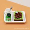 Dollhouse Doll House Miniature Toast Bread Jam Plate Food Play Simulation Scene Model Bo11 Ornament