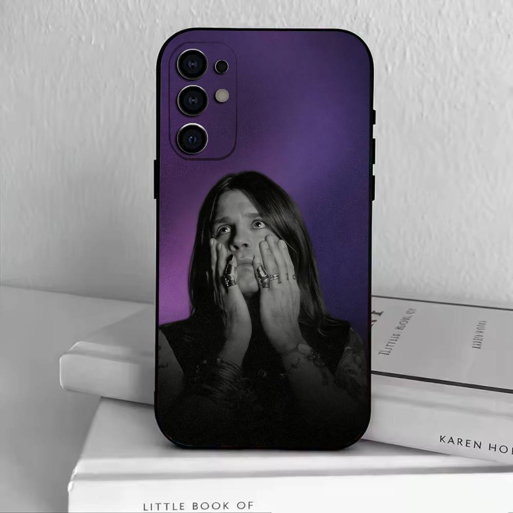 Custodia per Telefono Ozzy Osbourne Cantante Rock DD Per Samsung S25,S24,S21,S22,S23,S30,Ultra,S20,Plus,Fe,Copertura Nera in Silicone Morbido