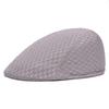 Mesh hat, men's and women's mesh beret, spring and summer retro cap, middle net hat, youth visor