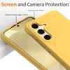 Case for Galaxy S26 - Silicone, Yellow, With Lanyard