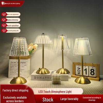 Retro LED Touch Tischleuchte mit USB-Ladefunktion für Café- und Bar-Atmosphäre