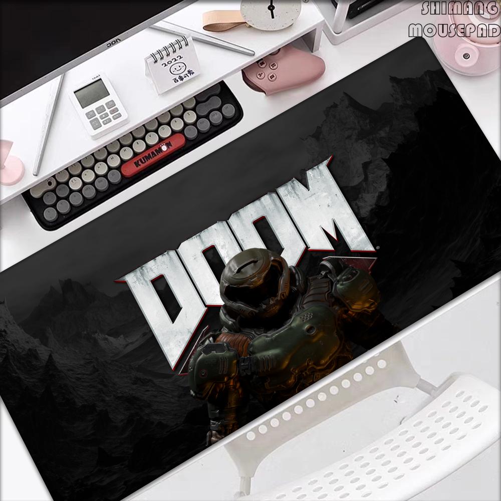 Heißes Spiel DDOOM EEternal Mauspads Gaming Zubehör Große Mauspads Gamer XXL Teppich PC Schrank Tischunterlage xMM Mauspads Teppich