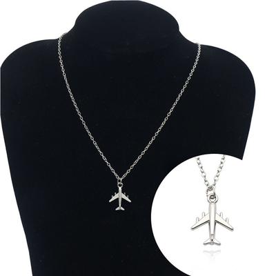 Fashion Unisex Metal Pendant Necklace Chokers Air Plane